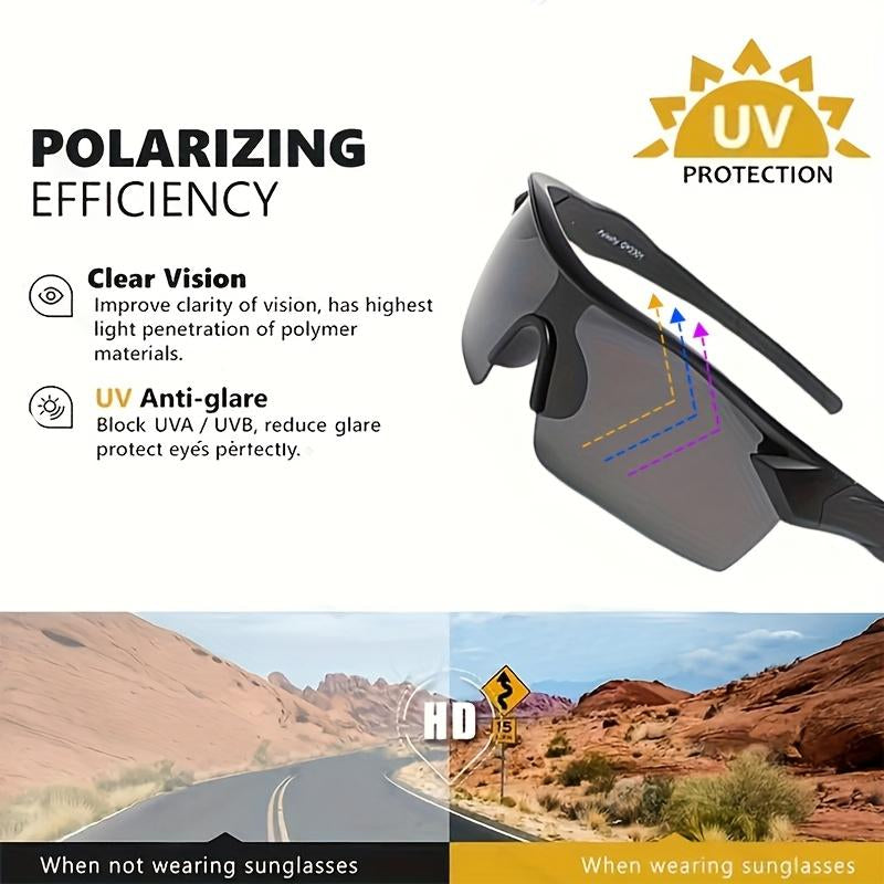 Paleshy 6 Pairs Polarized Sports Sunglasses for Men and Women Youth Baseball Cycling Running Driving Fishing Golf Motorcycle TAC Glasses