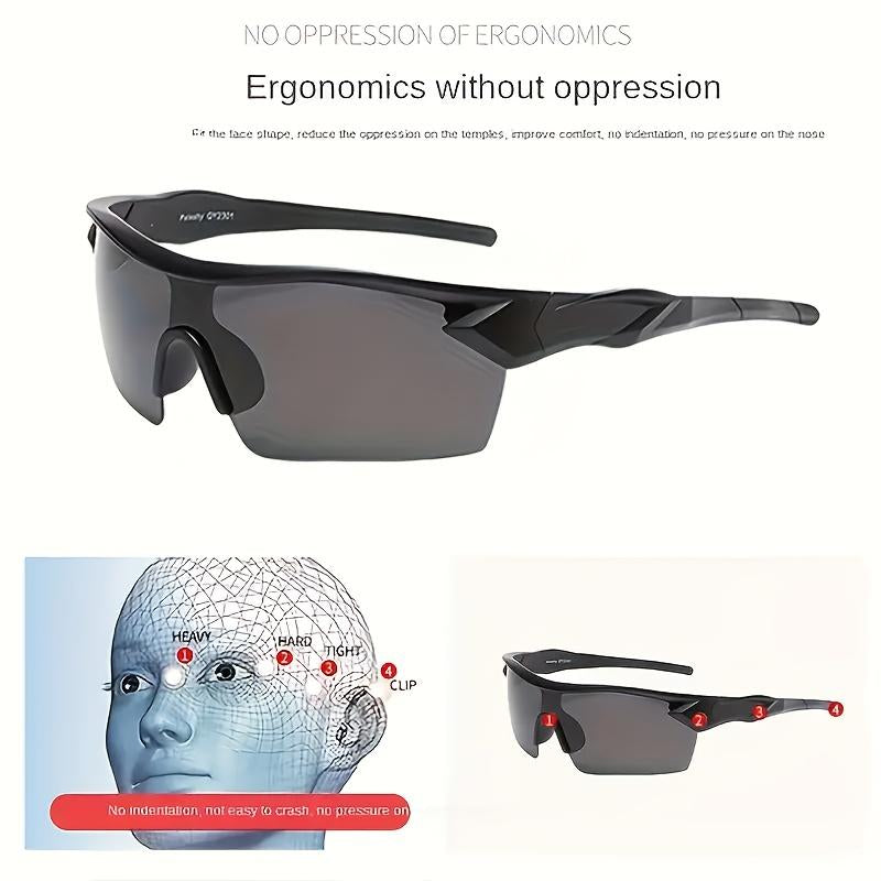 Paleshy 6 Pairs Polarized Sports Sunglasses for Men and Women Youth Baseball Cycling Running Driving Fishing Golf Motorcycle TAC Glasses