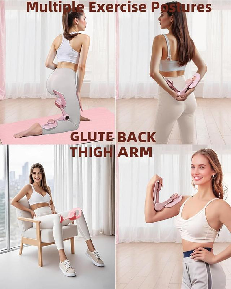 Thigh Exerciser,Thigh Toner,Leg & Hip Toner for Women/Men,Inner Thigh Shaper /Arm Sculptor,Portable Home Gym Equipment for Butt Lift & Kegel Training,Pelvic Floor Muscle Trainer Exercise Product Upgraded Muscle Fitness