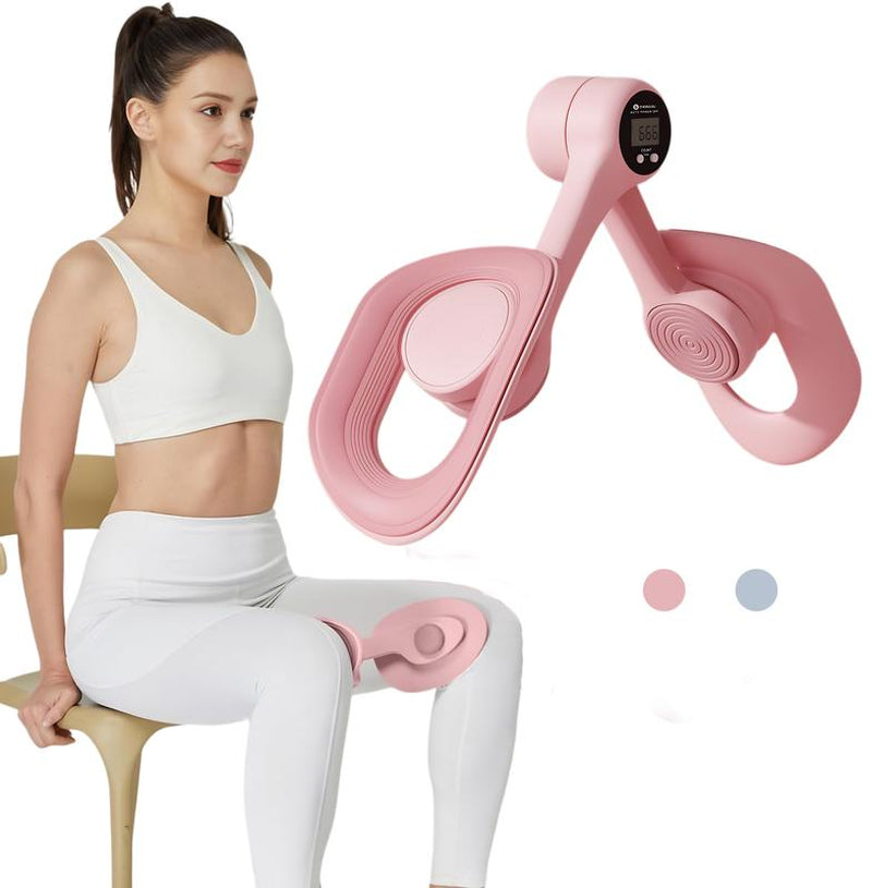 Thigh Exerciser,Thigh Toner,Leg & Hip Toner for Women/Men,Inner Thigh Shaper /Arm Sculptor,Portable Home Gym Equipment for Butt Lift & Kegel Training,Pelvic Floor Muscle Trainer Exercise Product Upgraded Muscle Fitness