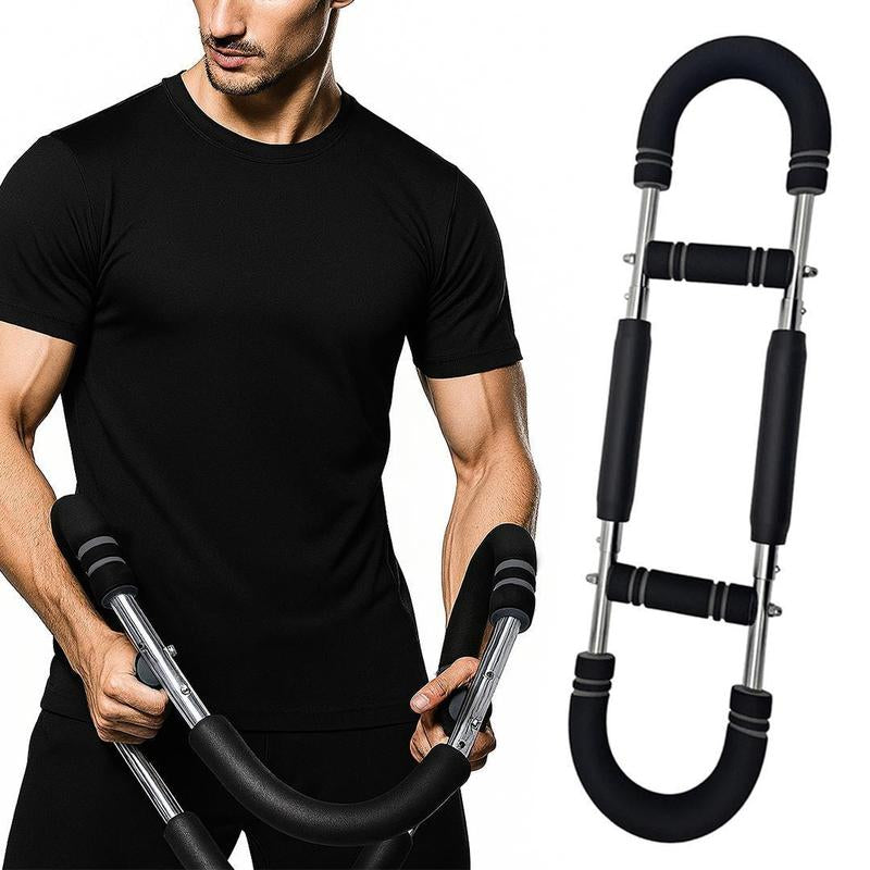 【Z6】Adjustable 60-90 LBS Twister Arm Trainer for Chest Shoulder Arm & Triceps Core Workout Portable Indoor Training Equipment with Changeable Resistance