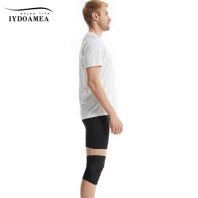 2 Pack Iydoamea plus Size Knee Compression Wrap Brace (Order a Size Up), Breathable Adjustable Knee Brace for Men and Women, Knee Brace with Side Stabilizers Outdoorfun