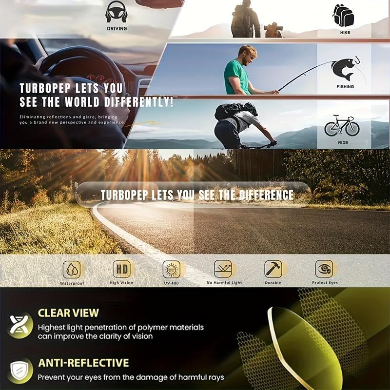 Paleshy 6 Pairs Polarized Sports Sunglasses for Men and Women Youth Baseball Cycling Running Driving Fishing Golf Motorcycle TAC Glasses