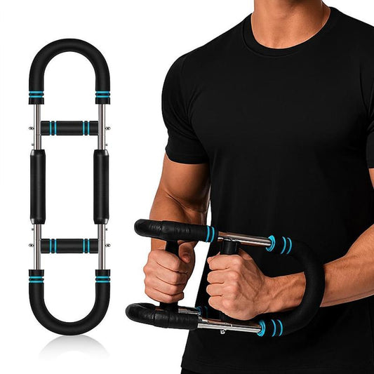 【Z6】Adjustable 60-90 LBS Twister Arm Trainer for Chest Shoulder Arm & Triceps Core Workout Portable Indoor Training Equipment with Changeable Resistance
