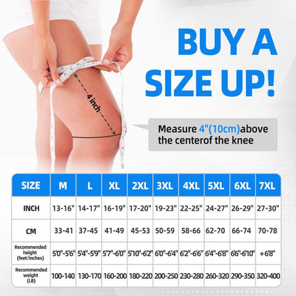 2 Pack Iydoamea plus Size Knee Compression Wrap Brace (Order a Size Up), Breathable Adjustable Knee Brace for Men and Women, Knee Brace with Side Stabilizers Outdoorfun
